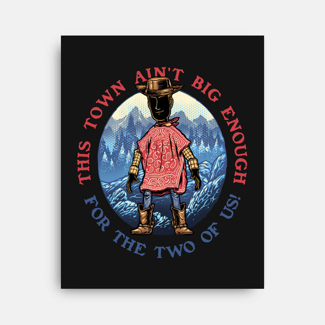 Duel In The Town-None-Stretched-Canvas-glitchygorilla