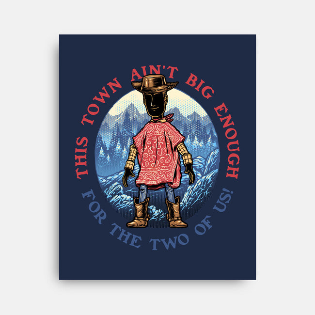 Duel In The Town-None-Stretched-Canvas-glitchygorilla