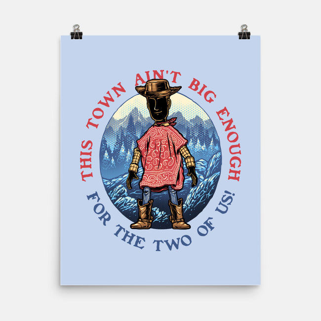 Duel In The Town-None-Matte-Poster-glitchygorilla
