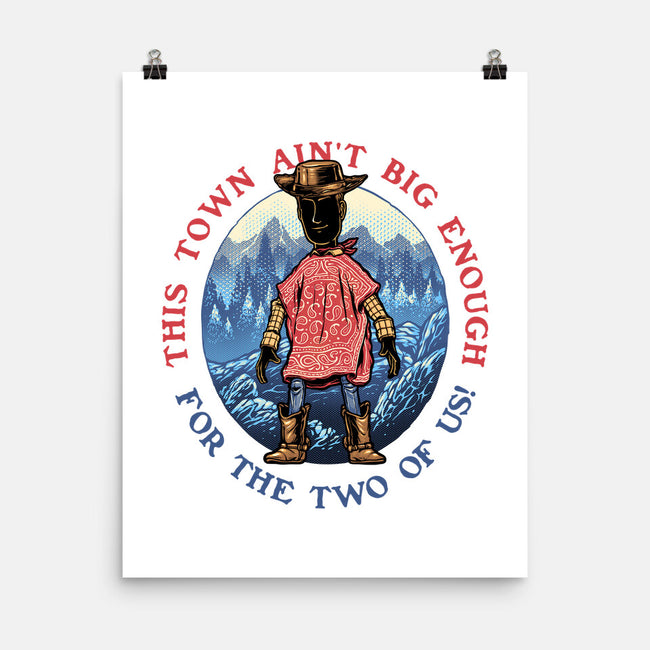 Duel In The Town-None-Matte-Poster-glitchygorilla
