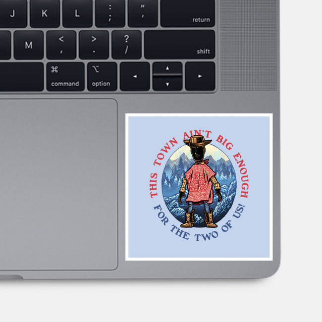 Duel In The Town-None-Glossy-Sticker-glitchygorilla