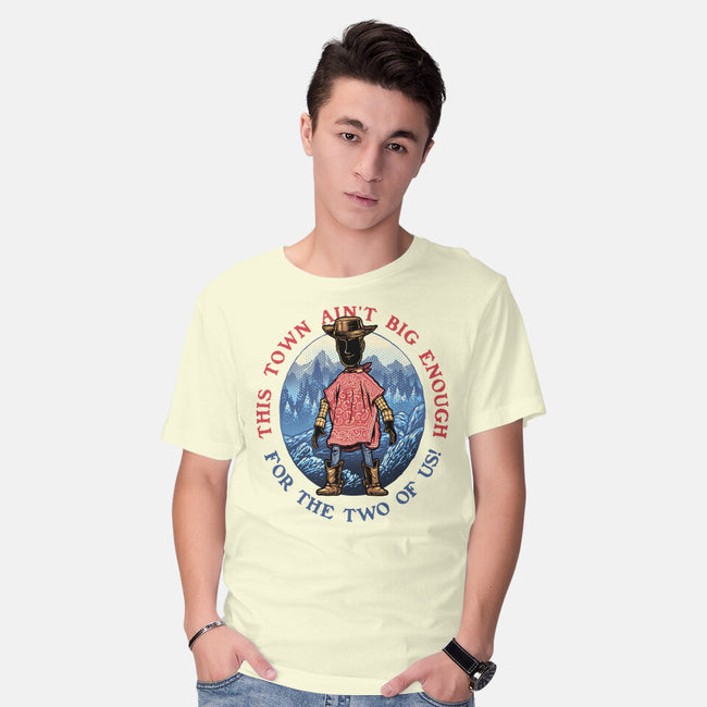 Duel In The Town-Mens-Basic-Tee-glitchygorilla