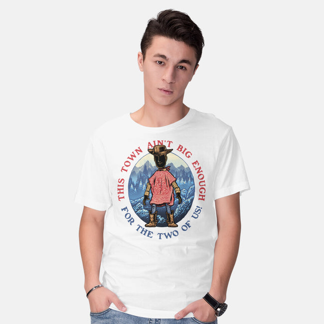 Duel In The Town-Mens-Basic-Tee-glitchygorilla