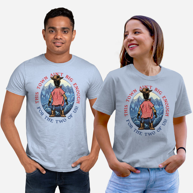 Duel In The Town-Unisex-Basic-Tee-glitchygorilla