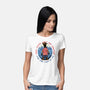 Duel In The Town-Womens-Basic-Tee-glitchygorilla