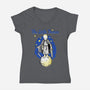 Egg The Little Prince-Womens-V-Neck-Tee-palmstreet