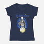 Egg The Little Prince-Womens-V-Neck-Tee-palmstreet