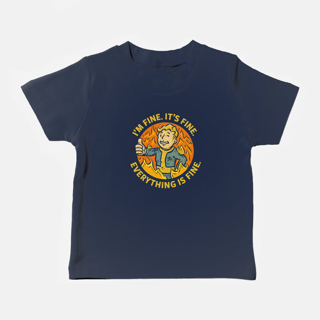 It Is All Fine-Baby-Basic-Tee-kg07