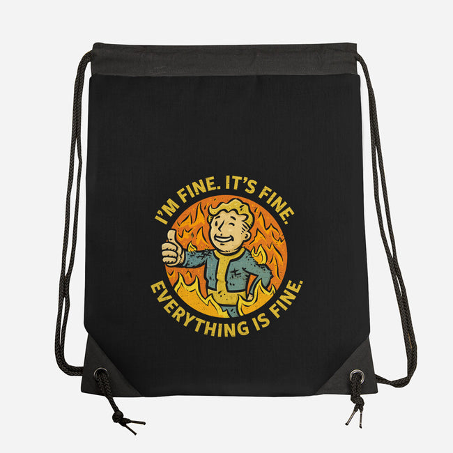It Is All Fine-None-Drawstring-Bag-kg07