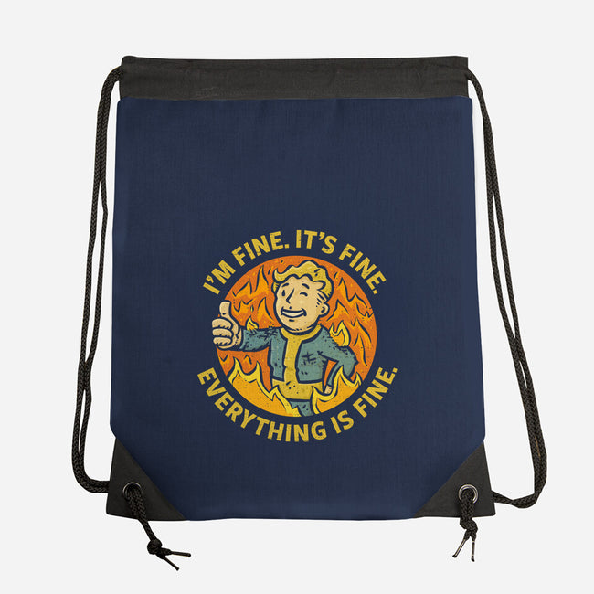 It Is All Fine-None-Drawstring-Bag-kg07