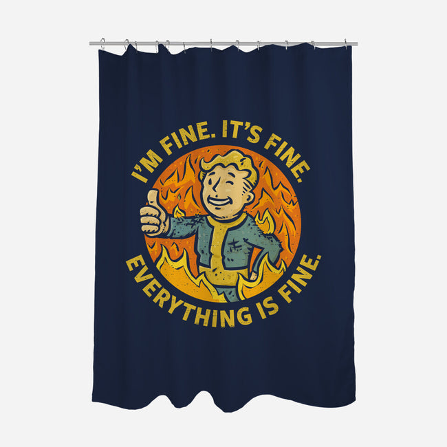 It Is All Fine-None-Polyester-Shower Curtain-kg07