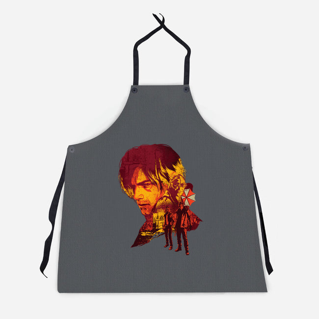 Leon’s Last Requiem-Unisex-Kitchen-Apron-hypertwenty