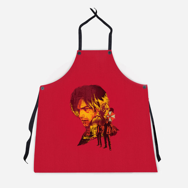 Leon’s Last Requiem-Unisex-Kitchen-Apron-hypertwenty