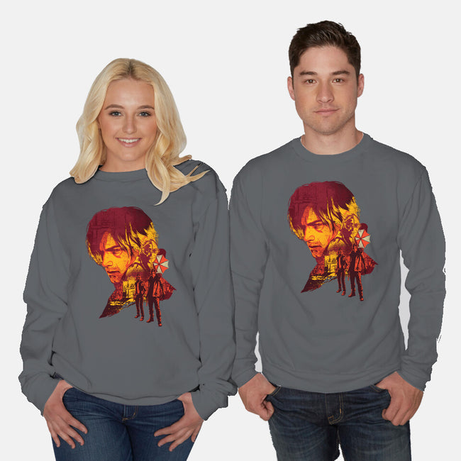 Leon’s Last Requiem-Unisex-Crew Neck-Sweatshirt-hypertwenty