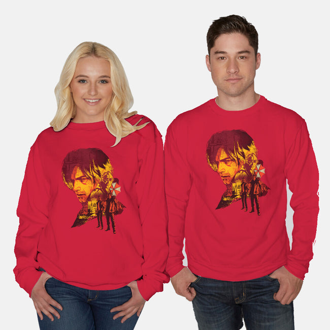 Leon’s Last Requiem-Unisex-Crew Neck-Sweatshirt-hypertwenty