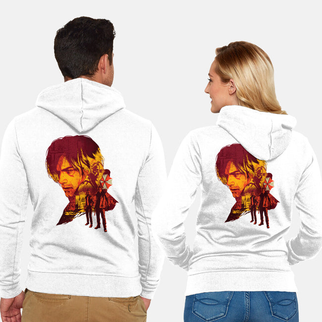Leon’s Last Requiem-Unisex-Zip-Up-Sweatshirt-hypertwenty