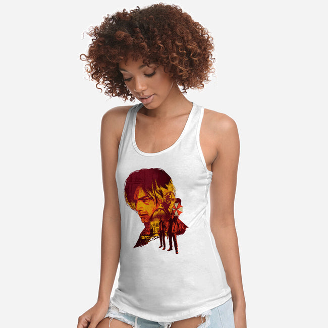 Leon’s Last Requiem-Womens-Racerback-Tank-hypertwenty
