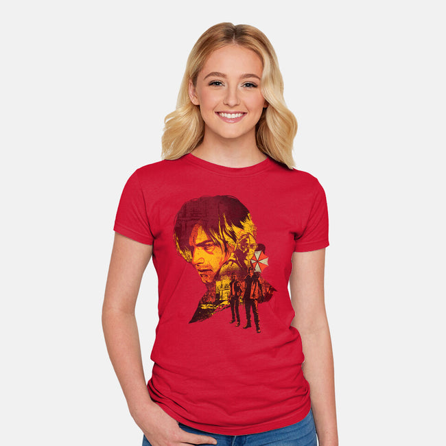 Leon’s Last Requiem-Womens-Fitted-Tee-hypertwenty