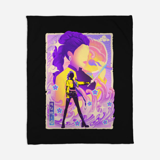 Musha-e Popstar Royalty-None-Fleece-Blanket-hypertwenty