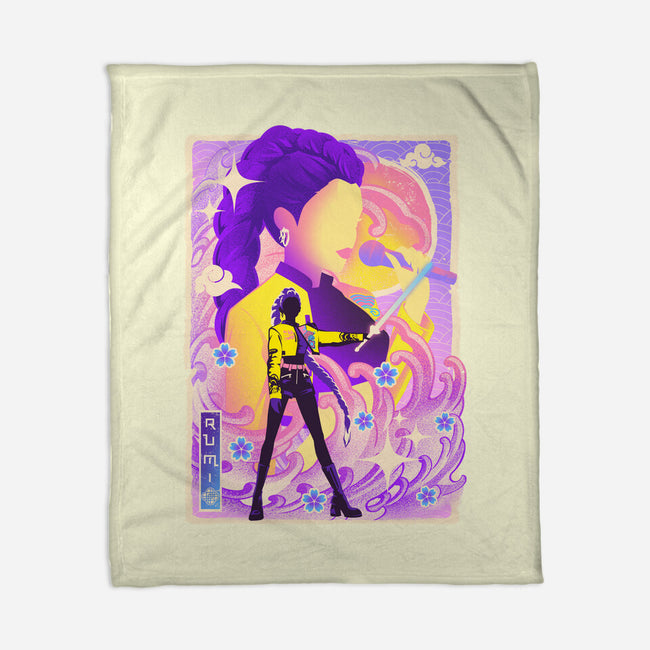 Musha-e Popstar Royalty-None-Fleece-Blanket-hypertwenty