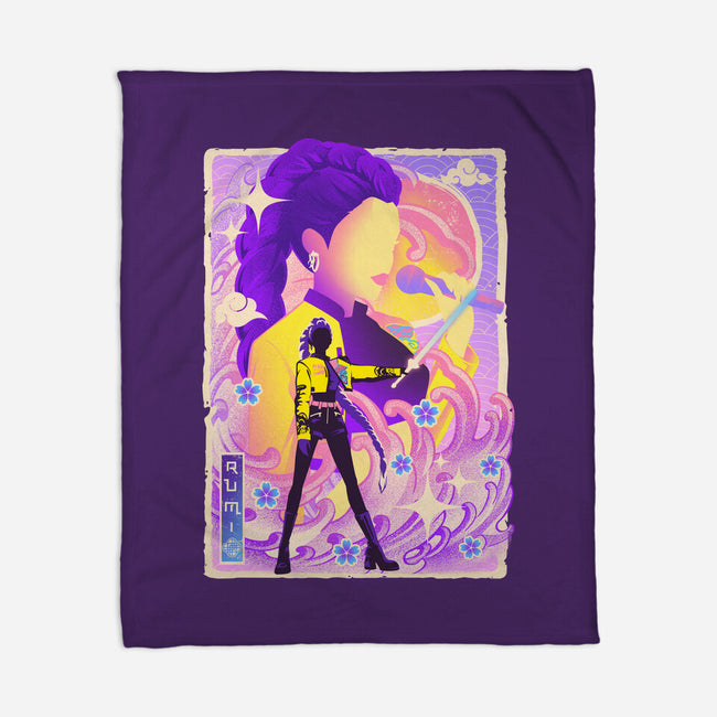 Musha-e Popstar Royalty-None-Fleece-Blanket-hypertwenty