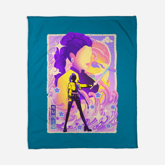 Musha-e Popstar Royalty-None-Fleece-Blanket-hypertwenty