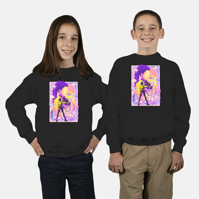 Musha-e Popstar Royalty-Youth-Crew Neck-Sweatshirt-hypertwenty