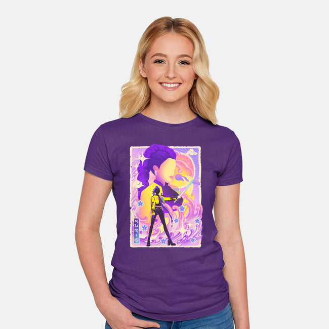 Musha-e Popstar Royalty-Womens-Fitted-Tee-hypertwenty