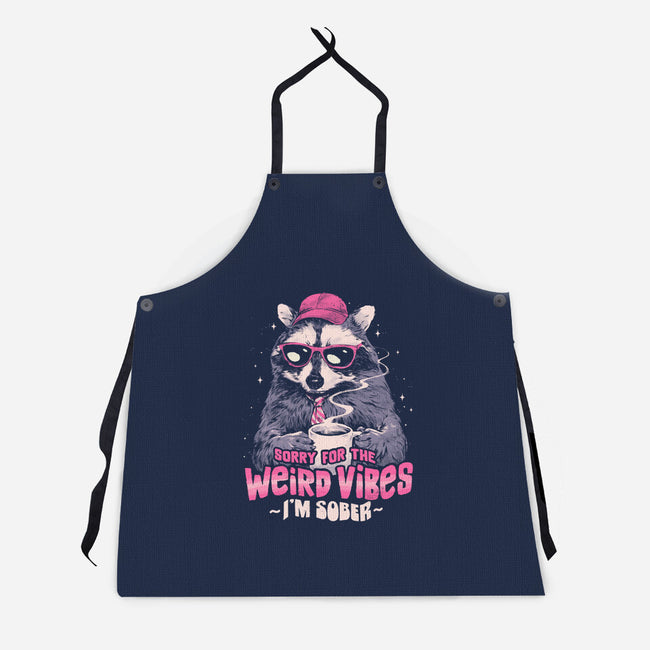Sorry For The Weird Vibes-Unisex-Kitchen-Apron-eduely