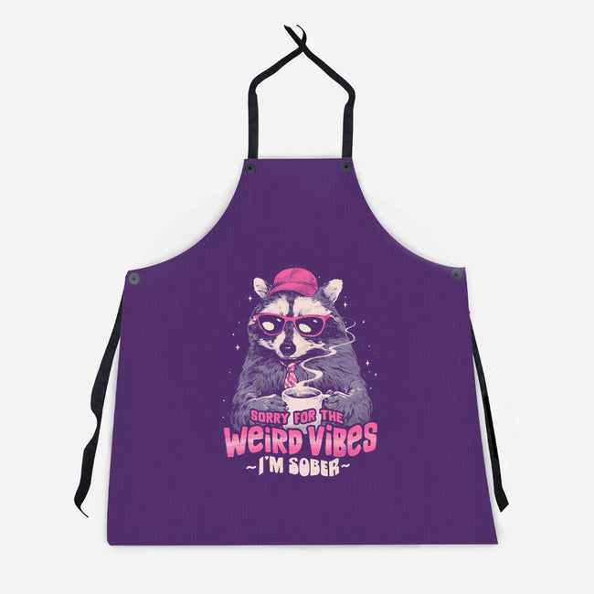 Sorry For The Weird Vibes-Unisex-Kitchen-Apron-eduely