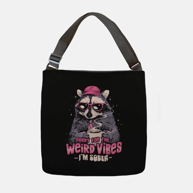 Sorry For The Weird Vibes-None-Adjustable Tote-Bag-eduely