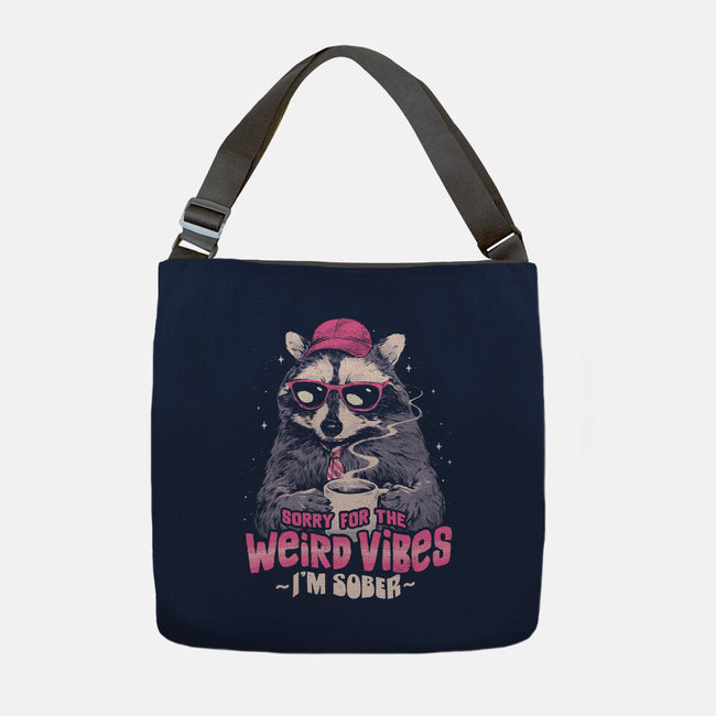 Sorry For The Weird Vibes-None-Adjustable Tote-Bag-eduely