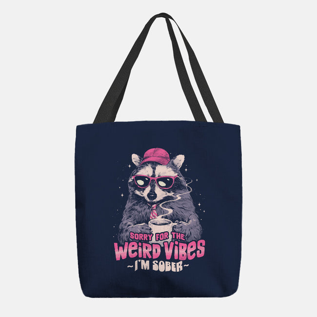 Sorry For The Weird Vibes-None-Basic Tote-Bag-eduely