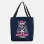 Sorry For The Weird Vibes-None-Basic Tote-Bag-eduely