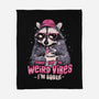 Sorry For The Weird Vibes-None-Fleece-Blanket-eduely