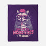 Sorry For The Weird Vibes-None-Fleece-Blanket-eduely
