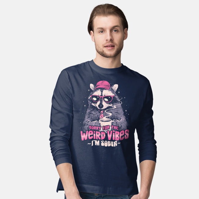 Sorry For The Weird Vibes-Mens-Long Sleeved-Tee-eduely