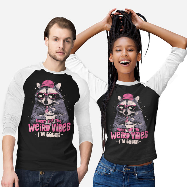 Sorry For The Weird Vibes-Unisex-Baseball-Tee-eduely