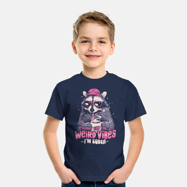 Sorry For The Weird Vibes-Youth-Basic-Tee-eduely