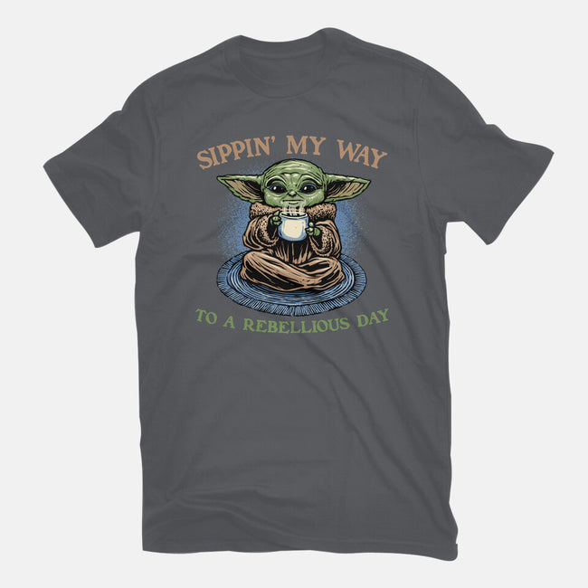 Rebellious Sip-Mens-Basic-Tee-glitchygorilla