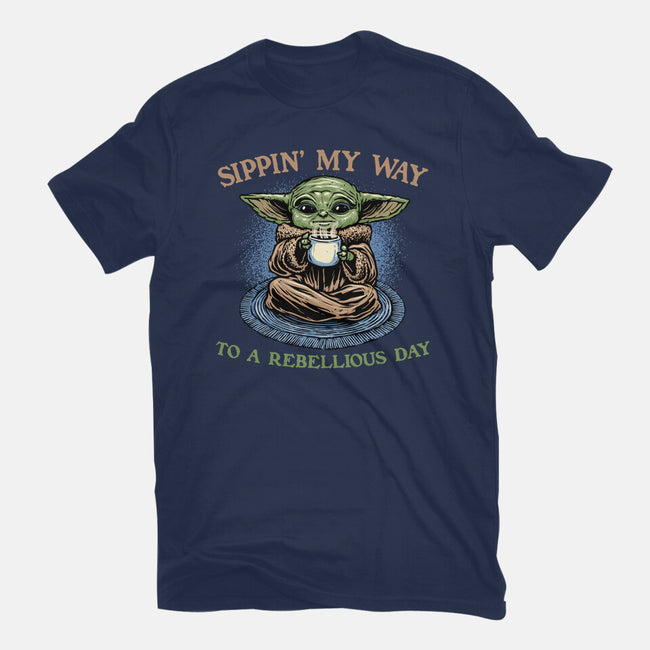 Rebellious Sip-Mens-Basic-Tee-glitchygorilla