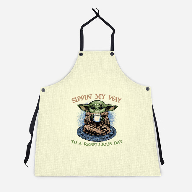 Rebellious Sip-Unisex-Kitchen-Apron-glitchygorilla