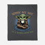 Rebellious Sip-None-Fleece-Blanket-glitchygorilla