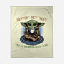 Rebellious Sip-None-Fleece-Blanket-glitchygorilla