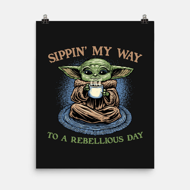 Rebellious Sip-None-Matte-Poster-glitchygorilla