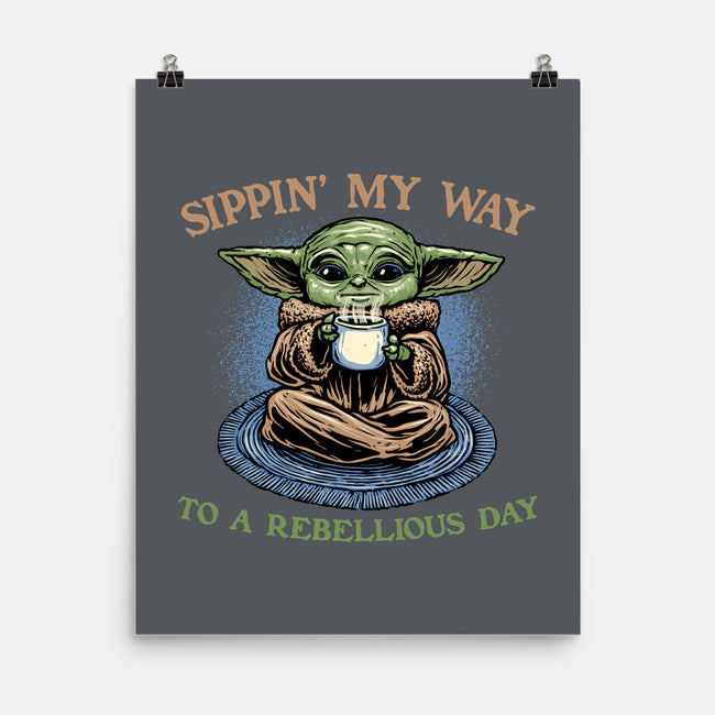 Rebellious Sip-None-Matte-Poster-glitchygorilla