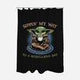 Rebellious Sip-None-Polyester-Shower Curtain-glitchygorilla