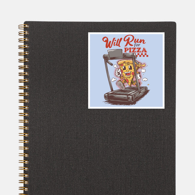 Cardio Pizza-None-Glossy-Sticker-joerawks