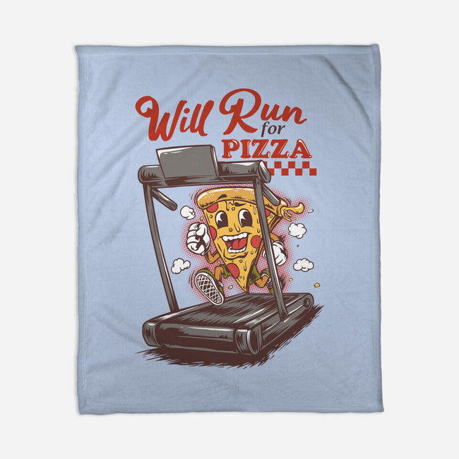 Cardio Pizza-None-Fleece-Blanket-joerawks