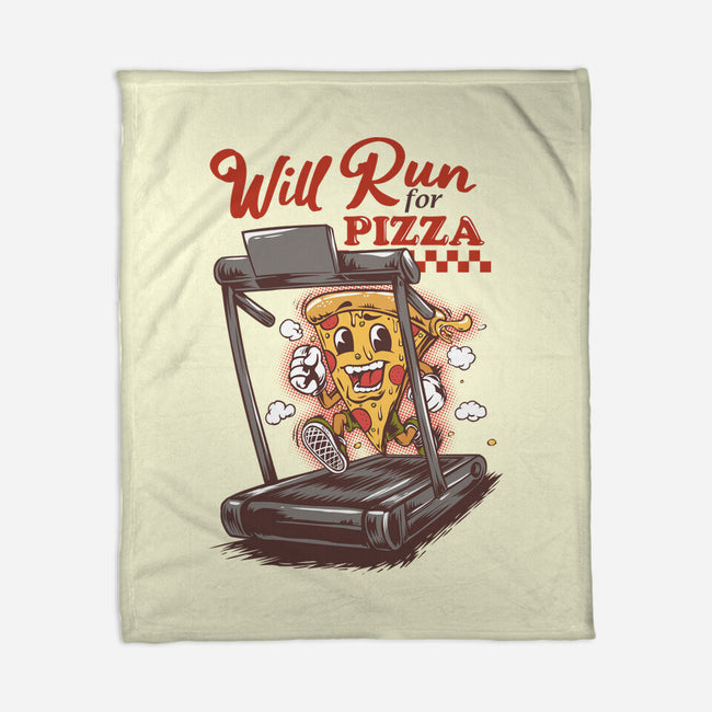Cardio Pizza-None-Fleece-Blanket-joerawks